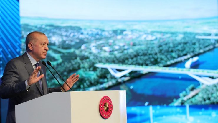 CUMHURBAŞKANI ERDOĞAN: KANAL İSTANBUL’A İSTANBUL’UN GELECEĞİNİ KURTARMA PROJESİ OLARAK BAKIYORUZ