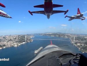 ‘TÜRK YILDIZLARI’NIN KOKPİTİNDEN TÜRKİYE